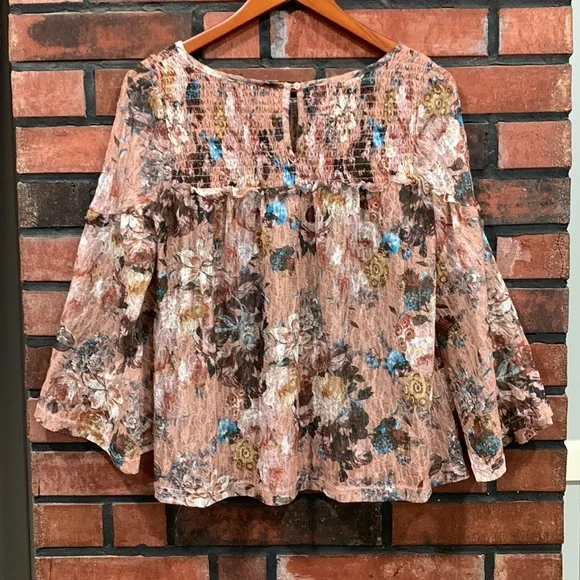 Akemi + Kin Pink Juno Floral Blouse - Picture 7 of 12